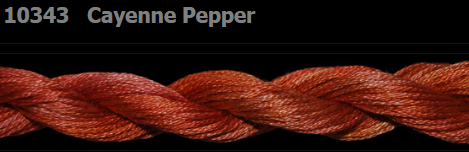 10343 Cayenne Pepper | 6 Strand 20 Yard Skein Embroidery Floss by Threadworx-Cross Stitch-Threadworx-Millennial Fabrics