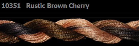 10351 Rustic Brown Cherry | 6 Strand 20 Yard Skein Embroidery Floss by Threadworx-Cross Stitch-Threadworx-Millennial Fabrics
