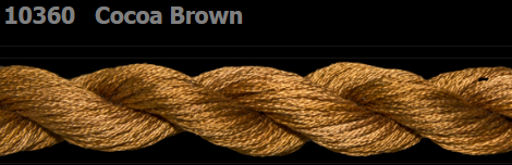10360 Cocoa Brown | 6 Strand 20 Yard Skein Embroidery Floss by Threadworx-Cross Stitch-Threadworx-Millennial Fabrics