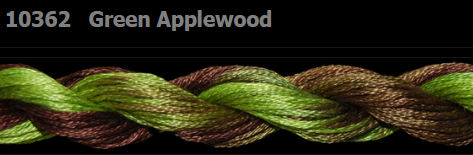 10362 Green Applewood | 6 Strand 20 Yard Skein Embroidery Floss by Threadworx-Cross Stitch-Threadworx-Millennial Fabrics