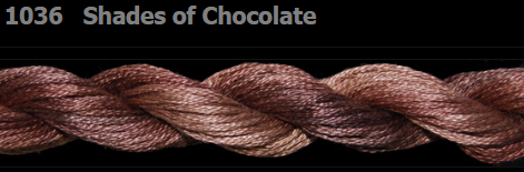 1036 Shades of Chocolate | 6 Strand 20 Yard Skein Embroidery Floss by Threadworx-Cross Stitch-Threadworx-Millennial Fabrics