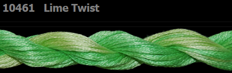 10461 Lime Twist | 6 Strand 20 Yard Skein Embroidery Floss by Threadworx-Cross Stitch-Threadworx-Millennial Fabrics