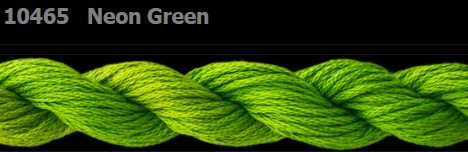 10465 Neon Green | 6 Strand 20 Yard Skein Embroidery Floss by Threadworx-Cross Stitch-Threadworx-Millennial Fabrics