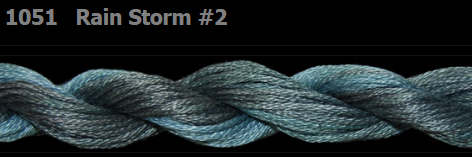 1051 Rain Storm #2 | 6 Strand 20 Yard Skein Embroidery Floss by Threadworx-Cross Stitch-Threadworx-Millennial Fabrics