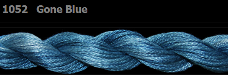 1052 Gone Blue | 6 Strand 20 Yard Skein Embroidery Floss by Threadworx-Cross Stitch-Threadworx-Millennial Fabrics