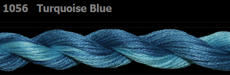 1056 Turquoise Blue | 6 Strand 20 Yard Skein Embroidery Floss by Threadworx-Cross Stitch-Threadworx-Millennial Fabrics