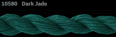 10580 Dark Jade | 6 Strand 20 Yard Skein Embroidery Floss by Threadworx-Cross Stitch-Threadworx-Millennial Fabrics