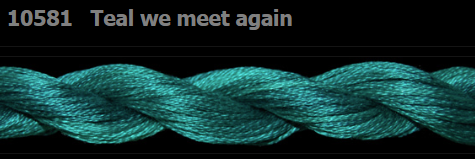 10581 Teal We Meet Again | 6 Strand 20 Yard Skein Embroidery Floss by Threadworx-Cross Stitch-Threadworx-Millennial Fabrics