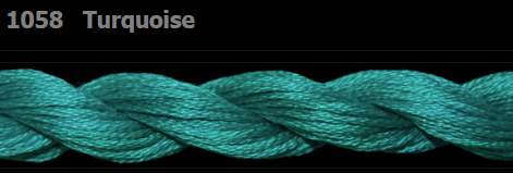 1058 Turquoise | 6 Strand 20 Yard Skein Embroidery Floss by Threadworx-Cross Stitch-Threadworx-Millennial Fabrics