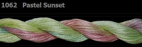 1062 Pastel Sunset | 6 Strand 20 Yard Skein Embroidery Floss by Threadworx-Cross Stitch-Threadworx-Millennial Fabrics