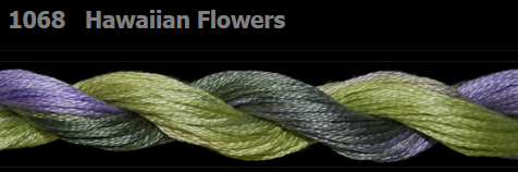1068 Hawaiian Flowers | 6 Strand 20 Yard Skein Embroidery Floss by Threadworx-Cross Stitch-Threadworx-Millennial Fabrics