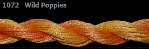 1072 Wild Poppies | 6 Strand 20 Yard Skein Embroidery Floss by Threadworx-Cross Stitch-Threadworx-Millennial Fabrics