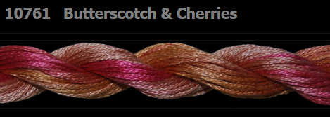 10761 Butterscotch & Cherries | 6 Strand 20 Yard Skein Embroidery Floss by Threadworx-Cross Stitch-Threadworx-Millennial Fabrics