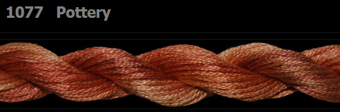 1077 Pottery | 6 Strand 20 Yard Skein Embroidery Floss by Threadworx-Cross Stitch-Threadworx-Millennial Fabrics