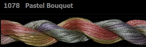 1078 Pastel Bouquet | 6 Strand 20 Yard Skein Embroidery Floss by Threadworx-Cross Stitch-Threadworx-Millennial Fabrics