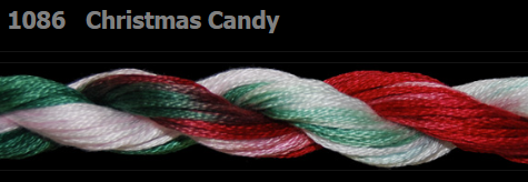 1086 Christmas Candy | 6 Strand 20 Yard Skein Embroidery Floss by Threadworx-Cross Stitch-Threadworx-Millennial Fabrics