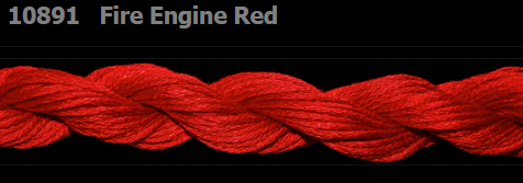 10891 Fire Engine Red | 6 Strand 20 Yard Skein Embroidery Floss by Threadworx-Cross Stitch-Threadworx-Millennial Fabrics