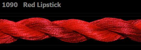 1090 Red Lipstick | 6 Strand 20 Yard Skein Embroidery Floss by Threadworx-Cross Stitch-Threadworx-Millennial Fabrics