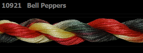 10921 Bell Peppers | 6 Strand 20 Yard Skein Embroidery Floss by Threadworx-Cross Stitch-Threadworx-Millennial Fabrics