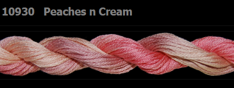10930 Peaches n' Cream | 6 Strand 20 Yard Skein Embroidery Floss by Threadworx-Cross Stitch-Threadworx-Millennial Fabrics