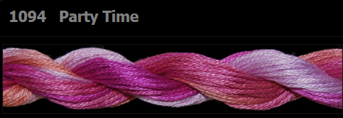 1094 Party Time | 6 Strand 20 Yard Skein Embroidery Floss by Threadworx-Cross Stitch-Threadworx-Millennial Fabrics