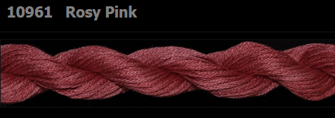 10961 Rosy Pink | 6 Strand 20 Yard Skein Embroidery Floss by Threadworx-Cross Stitch-Threadworx-Millennial Fabrics
