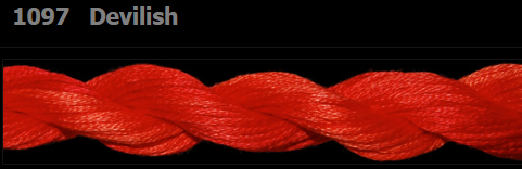 1097 Devilish | 6 Strand 20 Yard Skein Embroidery Floss by Threadworx-Cross Stitch-Threadworx-Millennial Fabrics