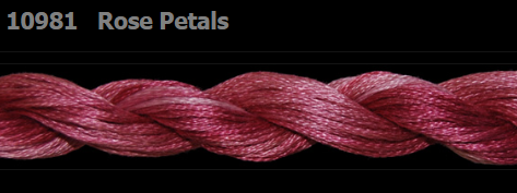 10981 Rose Petals | 6 Strand 20 Yard Skein Embroidery Floss by Threadworx-Cross Stitch-Threadworx-Millennial Fabrics