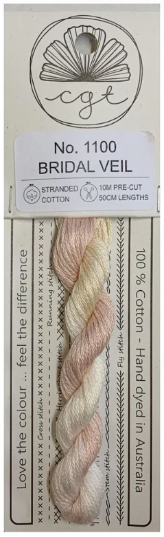 1100 Bridal Veil | 6 Strand Embroidery Floss by Cottage Garden Threads