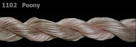 1102 Peony | 6 Strand 20 Yard Skein Embroidery Floss by Threadworx-Cross Stitch-Threadworx-Millennial Fabrics