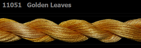 11051 Golden Leaves | 6 Strand 20 Yard Skein Embroidery Floss by Threadworx-Cross Stitch-Threadworx-Millennial Fabrics