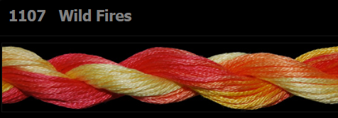 1107 Wild Fires | 6 Strand 20 Yard Skein Embroidery Floss by Threadworx-Cross Stitch-Threadworx-Millennial Fabrics