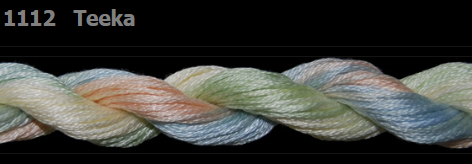 1112 Teeka | 6 Strand 20 Yard Skein Embroidery Floss by Threadworx-Cross Stitch-Threadworx-Millennial Fabrics