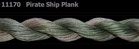 11170 Pirate Ship Plank | 6 Strand 20 Yard Skein Embroidery Floss by Threadworx-Cross Stitch-Threadworx-Millennial Fabrics