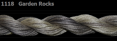 1118 Garden Rocks | 6 Strand 20 Yard Skein Embroidery Floss by Threadworx-Cross Stitch-Threadworx-Millennial Fabrics