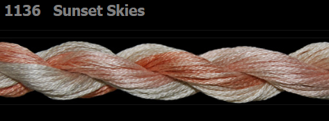 1136 Sunset Skies | 6 Strand 20 Yard Skein Embroidery Floss by Threadworx-Cross Stitch-Threadworx-Millennial Fabrics