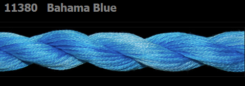 11380 Bahama Blue | 6 Strand 20 Yard Skein Embroidery Floss by Threadworx-Cross Stitch-Threadworx-Millennial Fabrics