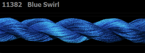 11382 Blue Swirl | 6 Strand 20 Yard Skein Embroidery Floss by Threadworx-Cross Stitch-Threadworx-Millennial Fabrics