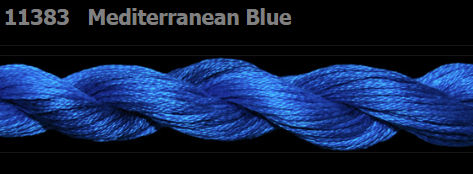 11383 Mediterranean Blue | 6 Strand 20 Yard Skein Embroidery Floss by Threadworx-Cross Stitch-Threadworx-Millennial Fabrics