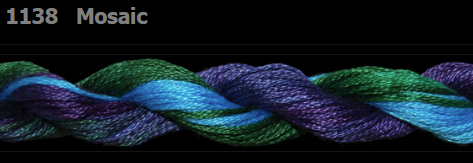 1138 Mosaic | 6 Strand 20 Yard Skein Embroidery Floss by Threadworx-Cross Stitch-Threadworx-Millennial Fabrics
