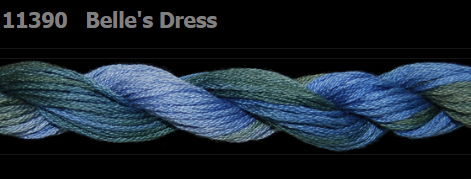 11390 Belle's Dress | 6 Strand 20 Yard Skein Embroidery Floss by Threadworx-Cross Stitch-Threadworx-Millennial Fabrics