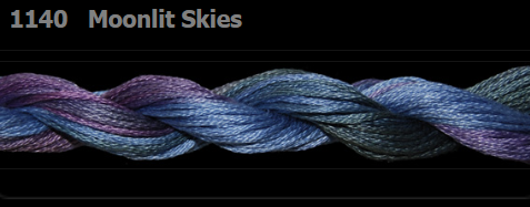 1140 Moonlit Skies | 6 Strand 20 Yard Skein Embroidery Floss by Threadworx-Cross Stitch-Threadworx-Millennial Fabrics