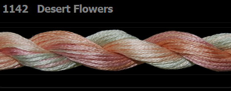 1142 Desert Flowers | 6 Strand 20 Yard Skein Embroidery Floss by Threadworx-Cross Stitch-Threadworx-Millennial Fabrics