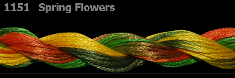 1151 Spring Flowers | 6 Strand 20 Yard Skein Embroidery Floss by Threadworx-Cross Stitch-Threadworx-Millennial Fabrics