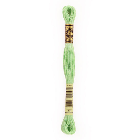 DMC 6 Strand Cotton Embroidery Floss #13 - Nile Green Medium Light