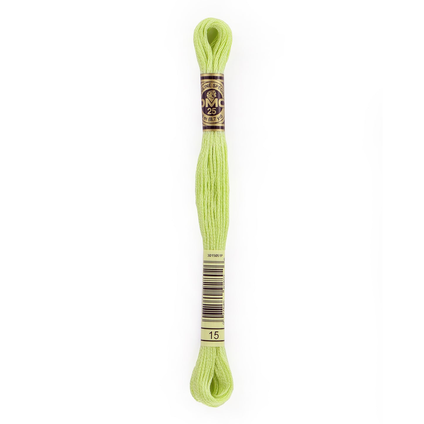 DMC 6 Strand Cotton Embroidery Floss #15 - Apple Green