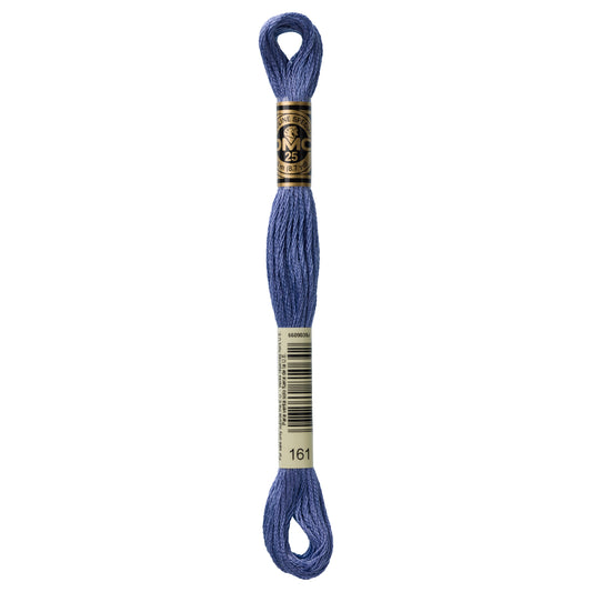 DMC 6 Strand Cotton Embroidery Floss #161 - Petrol Blue Dark-Cross Stitch-DMC Floss-Millennial Fabrics