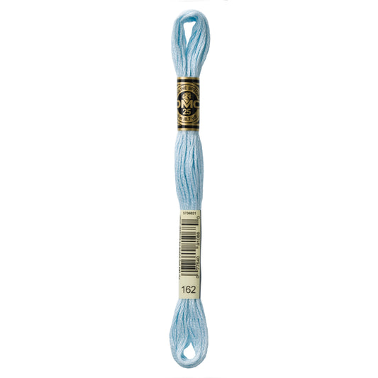 DMC 6 Strand Cotton Embroidery Floss #162 - Baby Blue Light-Cross Stitch-DMC Floss-Millennial Fabrics