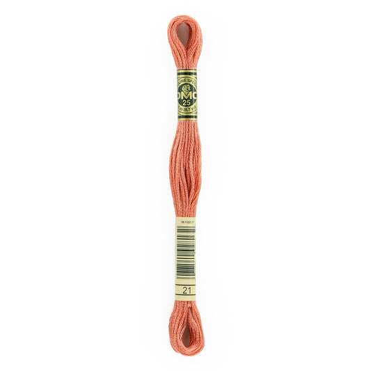 DMC 6 Strand Cotton Embroidery Floss #21 - Alizarian Light-Cross Stitch-DMC Floss-Millennial Fabrics