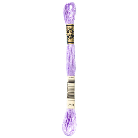 DMC 6 Strand Cotton Embroidery Floss #210 - Lavender Medium-Cross Stitch-DMC Floss-Millennial Fabrics